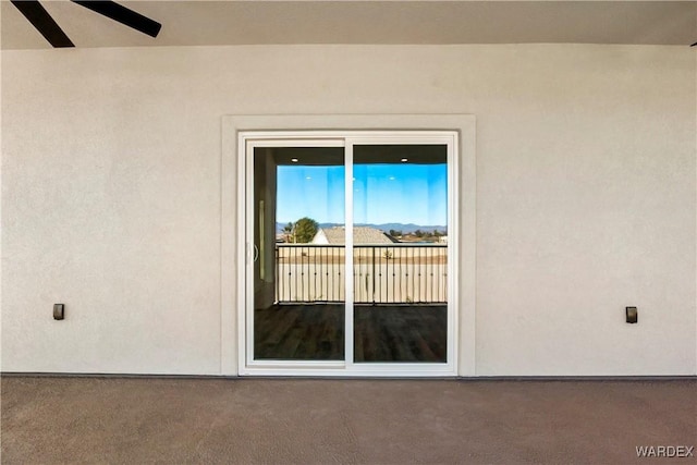 10726 S River Terrace Dr, Mohave Valley, AZ 86440 - property entrance featuring stucco siding