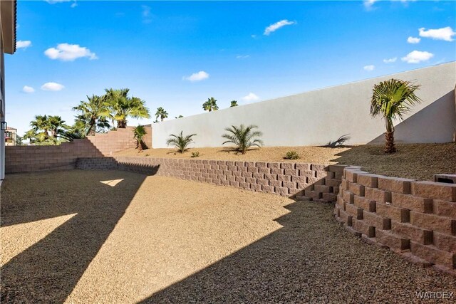 10726 S River Terrace Dr, Mohave Valley, AZ 86440 - view of fenced backyard