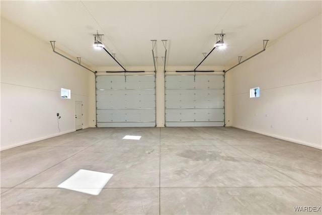 10726 S River Terrace Dr, Mohave Valley, AZ 86440 - garage with baseboards