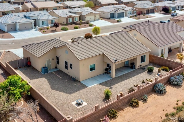 birds eye view of property featuring a residential view