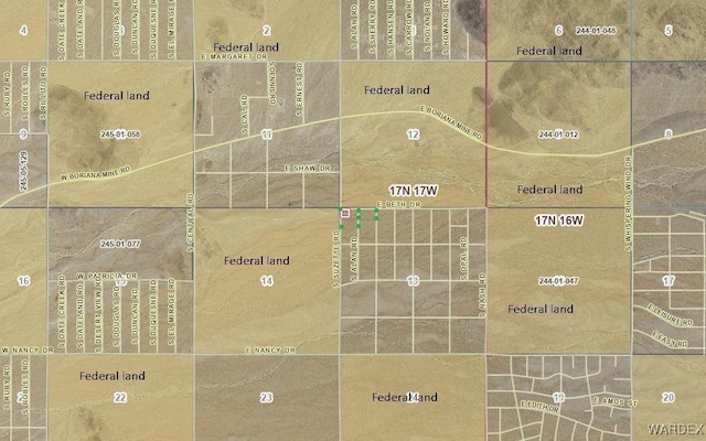 5.5ACRES S Suzette, Yucca, AZ 86438