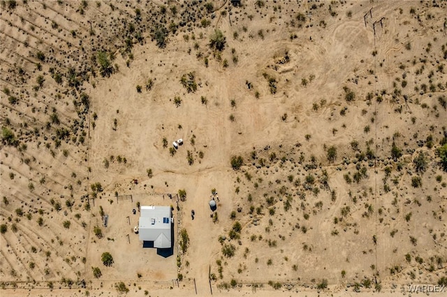 aerial view with view of desert