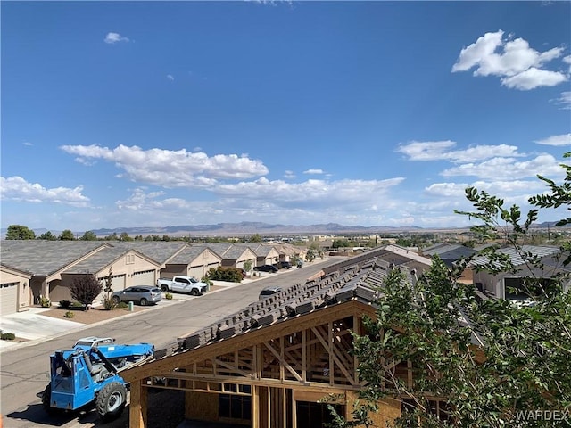 exterior space with a residential view