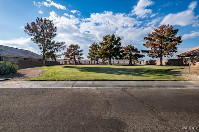 exterior space with fence