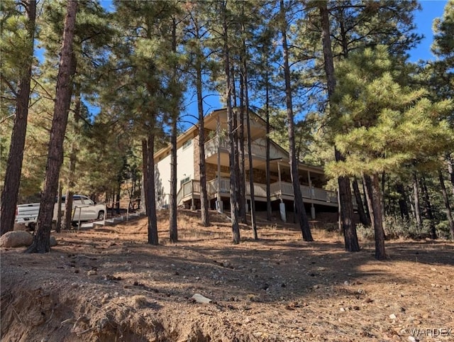 view of rear view of house