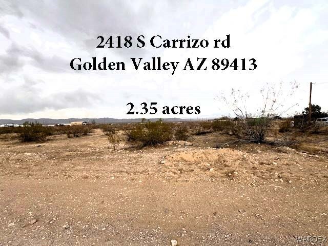 2418 S Carrizo Rd, Golden Valley AZ, 86413 land for sale