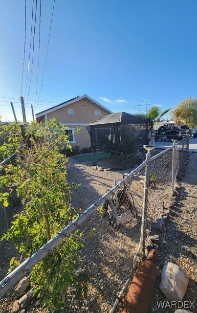 10626 Fenton Dr, Parker, AZ 85344 - view of yard with fence