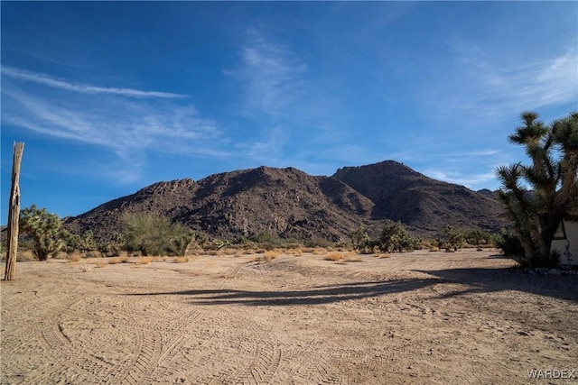 view of mountain feature