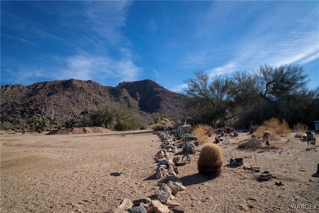 view of mountain feature