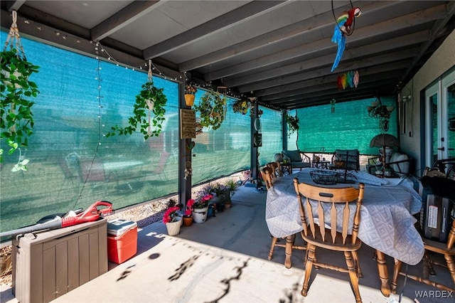 view of patio / terrace featuring outdoor dining space