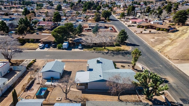 birds eye view of property featuring a residential view