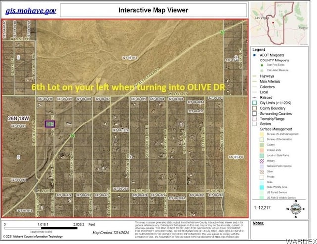 Listing photo 3 for 0 Olive Dr, Dolan Springs AZ 86441