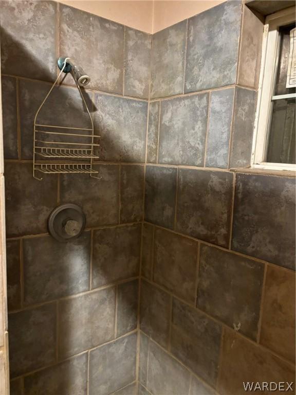 details featuring tiled shower