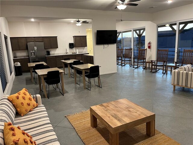 2602 Bear Mountain Loop, Bullhead City, AZ 86442 - living room featuring ceiling fan