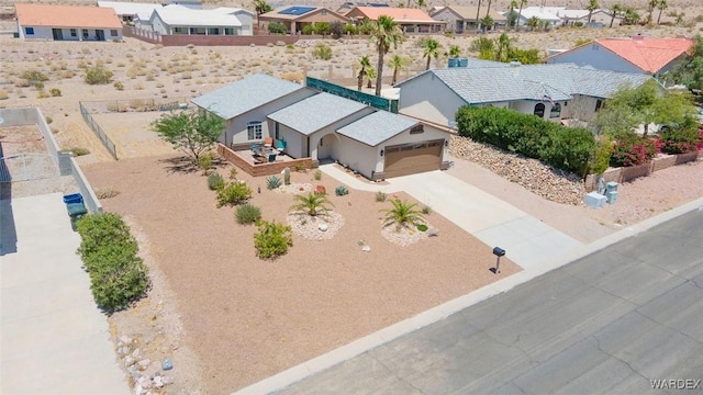 bird's eye view featuring a residential view