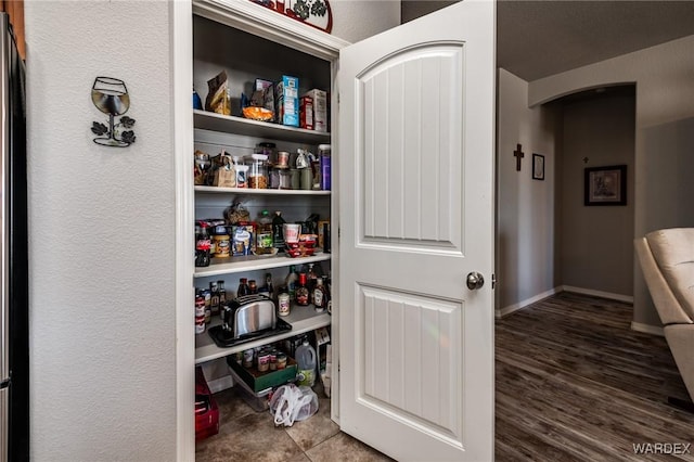 view of pantry