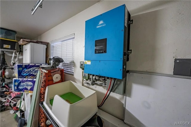 view of utility room