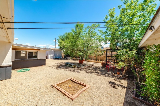 view of fenced backyard
