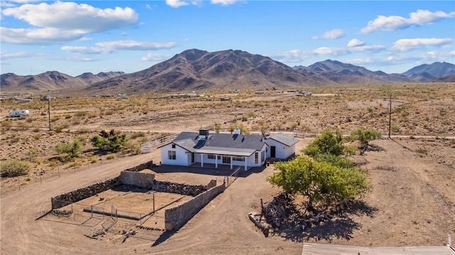 15565 Iron Dr, Dolan Springs, AZ 86441 - view of mountain backdrop featuring a desert landscape and rural landscape
