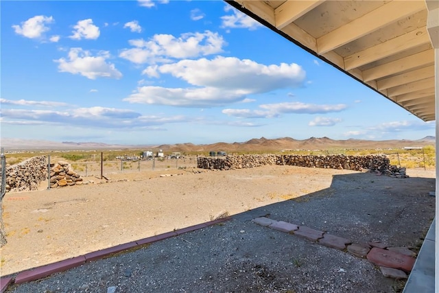 15565 Iron Dr, Dolan Springs, AZ 86441 - view of yard with a mountain view
