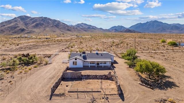 15565 Iron Dr, Dolan Springs, AZ 86441 - overview of rural landscape featuring a desert landscape and a mountain backdrop