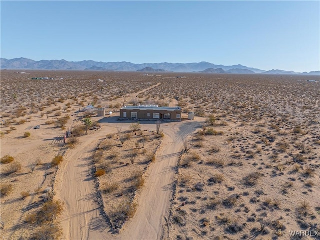 view of mountain feature featuring view of desert