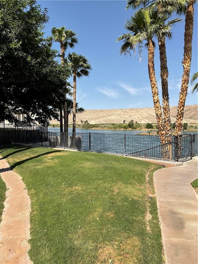 201 Riverfront Drive, Drive, Bullhead City, AZ 86442 - view of yard with a water view
