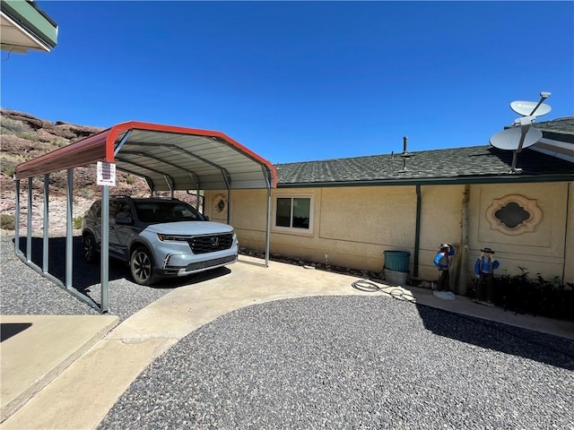 2405 N Clack Canyon Rd, Kingman, AZ 86409 - view of home's exterior featuring roof with shingles and a carport