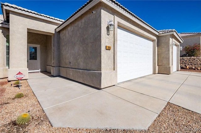 exterior space with driveway