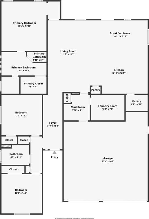 6183 S Lago Grande Dr, Fort Mohave, AZ 86426 - room layout