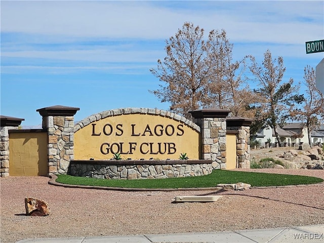 6246 S Vista Laguna Dr, Fort Mohave, AZ 86426 - view of community / neighborhood sign