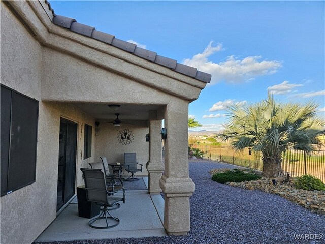6246 S Vista Laguna Dr, Fort Mohave, AZ 86426 - view of patio / terrace featuring fence