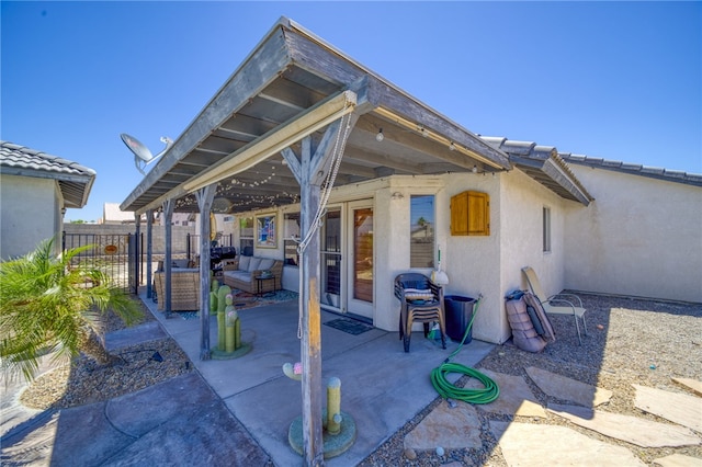 2041 E Sundance Dr, Fort Mohave, AZ 86426 - view of patio / terrace featuring outdoor lounge area