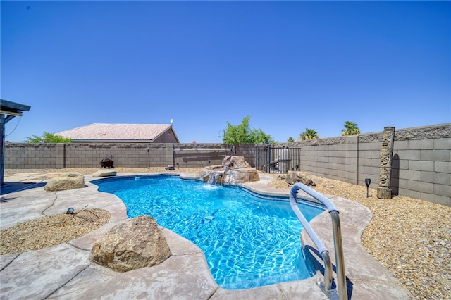 2041 E Sundance Dr, Fort Mohave, AZ 86426 - view of pool with a fenced backyard