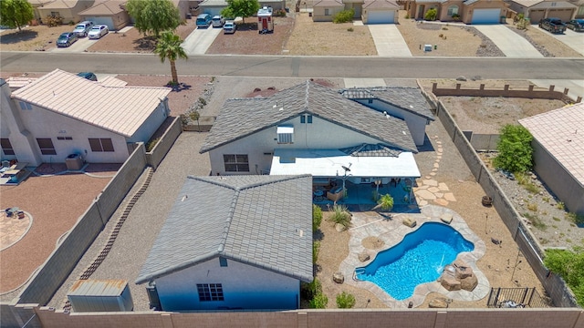 2041 E Sundance Dr, Fort Mohave, AZ 86426 - aerial view of residential area featuring a pool area