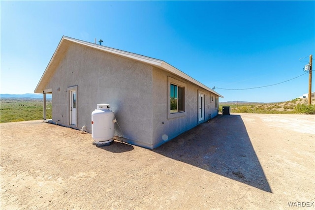 view of property exterior featuring stucco siding