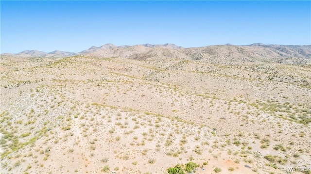 property view of mountains featuring a desert view