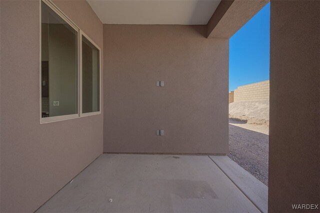 view of patio / terrace with fence