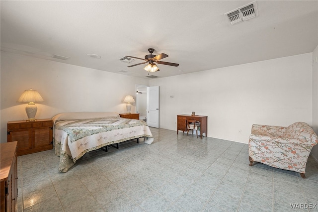 4393 S Colorado Rd, Fort Mohave, AZ 86426 - bedroom featuring visible vents and ceiling fan
