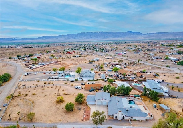 4393 S Colorado Rd, Fort Mohave, AZ 86426 - bird's eye view with a mountain view and view of desert