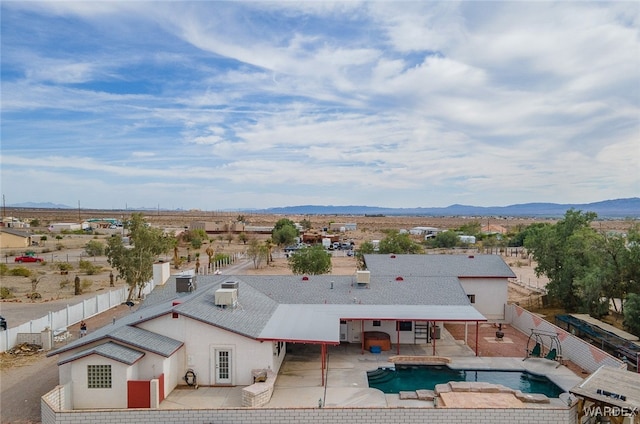 4393 S Colorado Rd, Fort Mohave, AZ 86426 - aerial view with a mountain view
