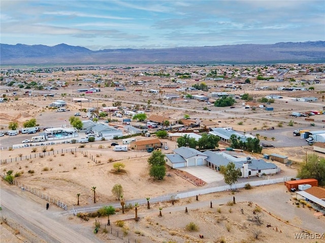 4393 S Colorado Rd, Fort Mohave, AZ 86426 - bird's eye view with a mountain view and a desert view