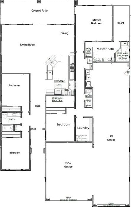 6175 S Los Lagos Bay Bay, Fort Mohave, AZ 86426 - floor plan / room layout