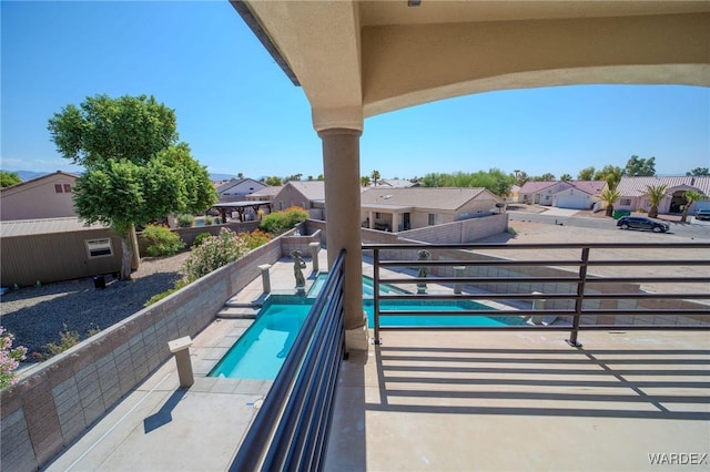 exterior space featuring a residential view