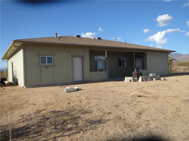 view of rear view of property