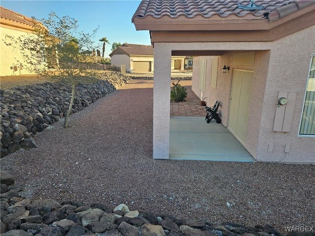 exterior space featuring a patio