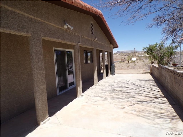 17128 N Laurel Dr, Dolan Springs, AZ 86441 - view of patio with a mountain view