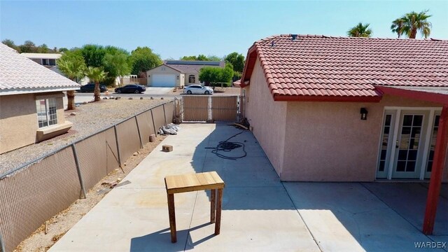 view of patio / terrace featuring fence private yard