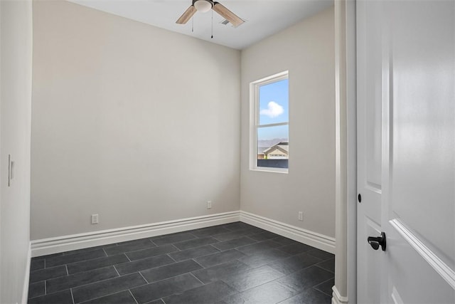 6068 S Greenhorn Dr, Fort Mohave, AZ 86426 - unfurnished room with ceiling fan and baseboards