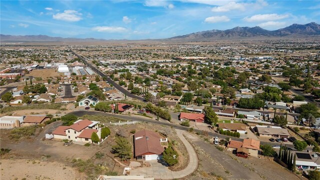 898 Crestwood Ln, Kingman, AZ 86409 - aerial view of property and surrounding area with a mountain backdrop and nearby suburban area